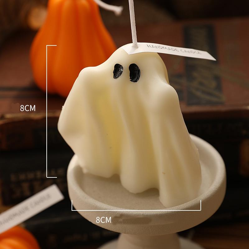 Силиконовые формы для свечей ужасов и призраков на Хэллоуин, мыло ручной работы, гипсовая форма для изготовления ароматических свечей, товары для украшения дома
