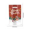 10/30pcs Christmas Gift Bags Cartoon Plastic Candy Cookie Packaging Bag Navidad Decoration for Home Kids New Year Gift