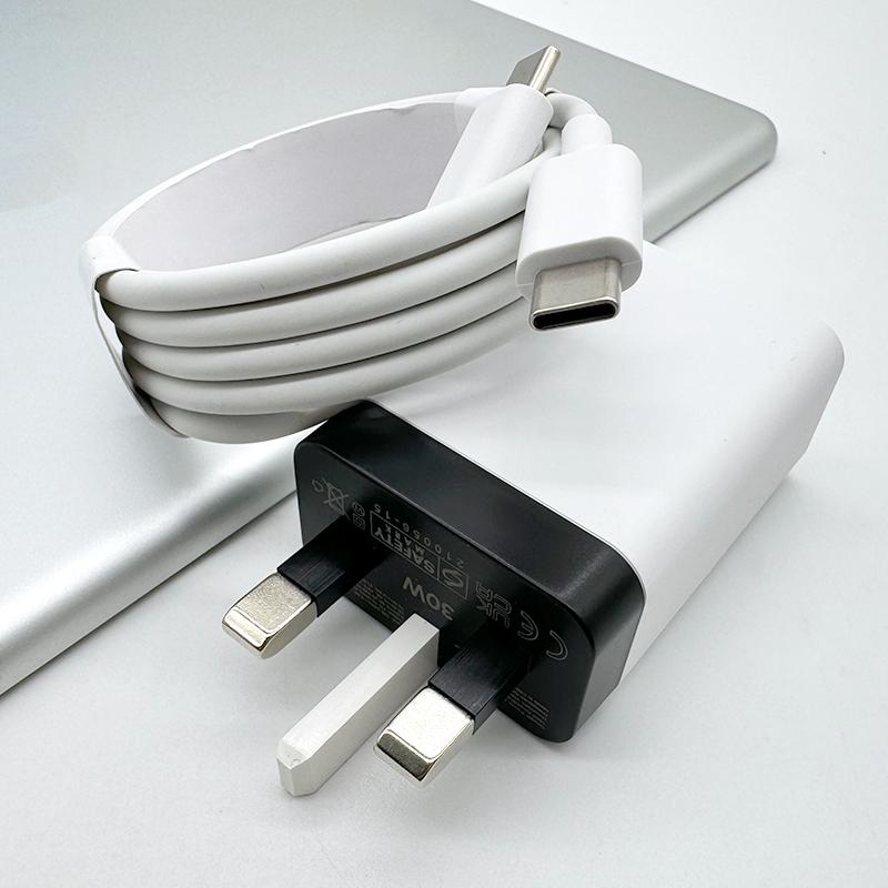 UK 30W For Google Pixel 8 7 6 5 4 Pro PD USB-C Charger Type C Fast Wall Charging Quick Adapter For iPhone 15 Pro Max