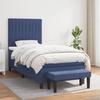 3136739 vidaXL Divan Bed with Mattress Blue 100x200 Cm Fabric