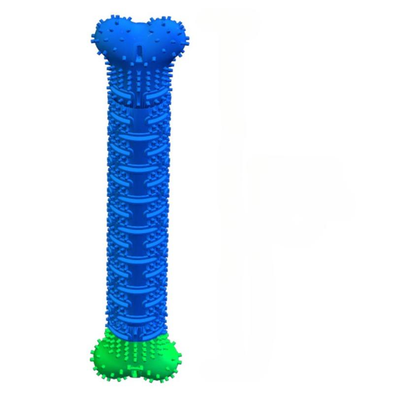 Собака Точилка для зубов Палочка Чистящий Массажер Игрушки для жевания собак Резиновая зубная щетка Игрушка для чистки зубов питомца Сила укуса Аксессуар для питомца