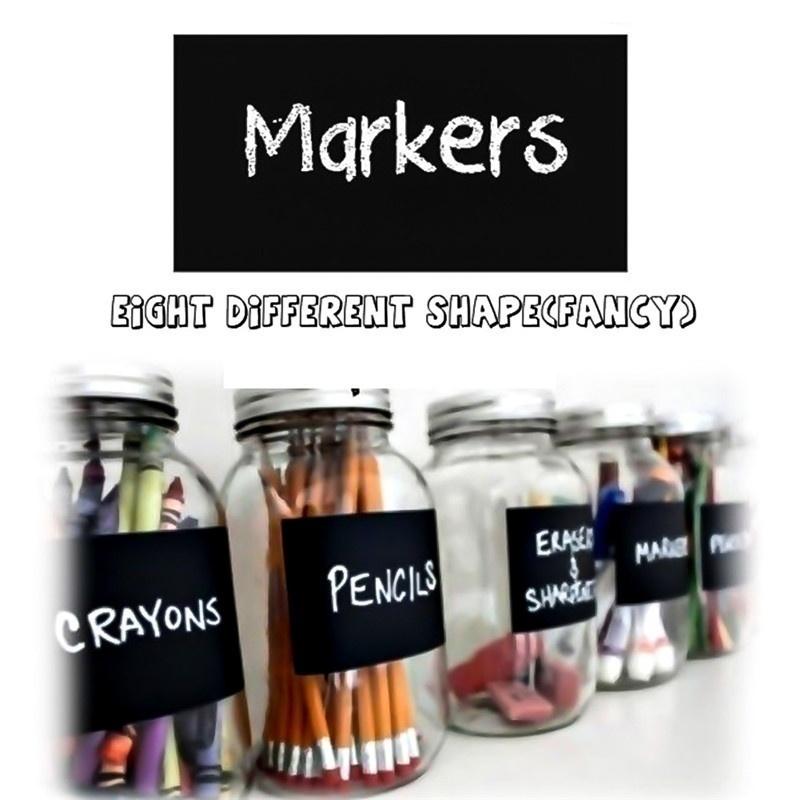 40/80/120 шт., домашняя классная доска, маркер для специй, водонепроницаемые этикетки, наклейки, бирки для бутылок, этикетка для доски