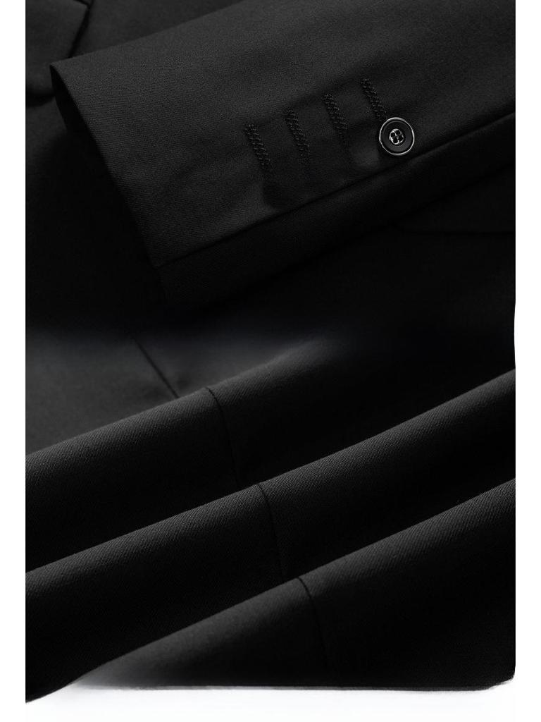 Мужской деловой повседневный однотонный пиджак - Коллекция весна/осень 2024