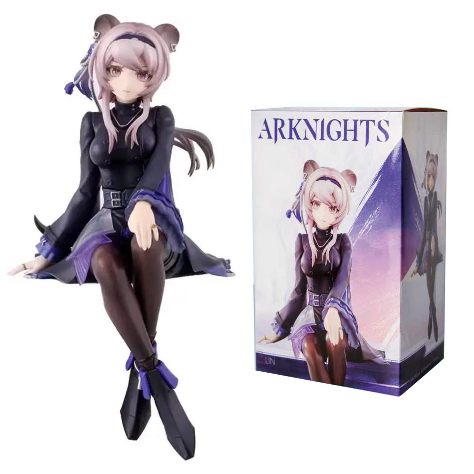Горячая фигурка-стоппер для лапши Arknights Lin Аниме фигурка Фигурка действия Модель Коллекция Настольные безделушки Рождественский подарок