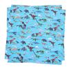 COLORFUL CANDY STYLE Lunch Cloth Napkin X Set of 2 for School Lunch Bento Dinosaur World N3970200 & (45cm 45cm) Boys, Napkins, Box, Square, Design,