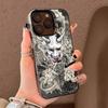Япония Лицо Призрака Самурай Чехол Для Телефона Для iPhone 16 15 14 13 12 11 Pro Max X XR XS MAX Матовый Ударопрочный Задняя Панель Противоударный Матовый Чехол