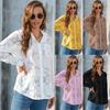Women's Large-Size Chiffon Shirt - Loose, Casual, European & American Style, Full Color Options