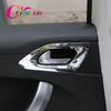 2Pcs/Set ABS Chrome Inner Rear Door Circle Trim Sticker for Peugeot 208 2008 2014 2015 2016 2017 2018