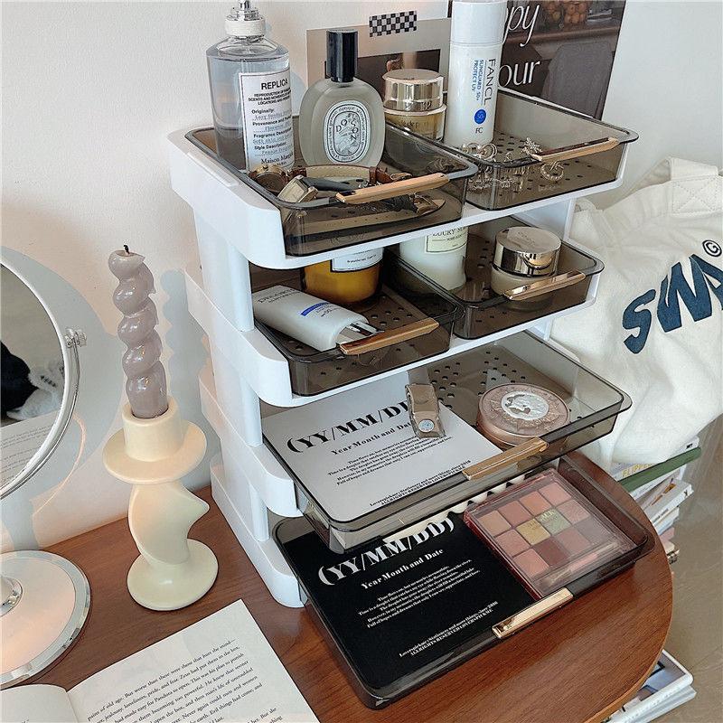 Ящик для хранения косметики, средства по уходу за кожей, туалетный столик, сортировочная маска для лица, ящик для губной помады, полка для ванной комнаты, многослойная