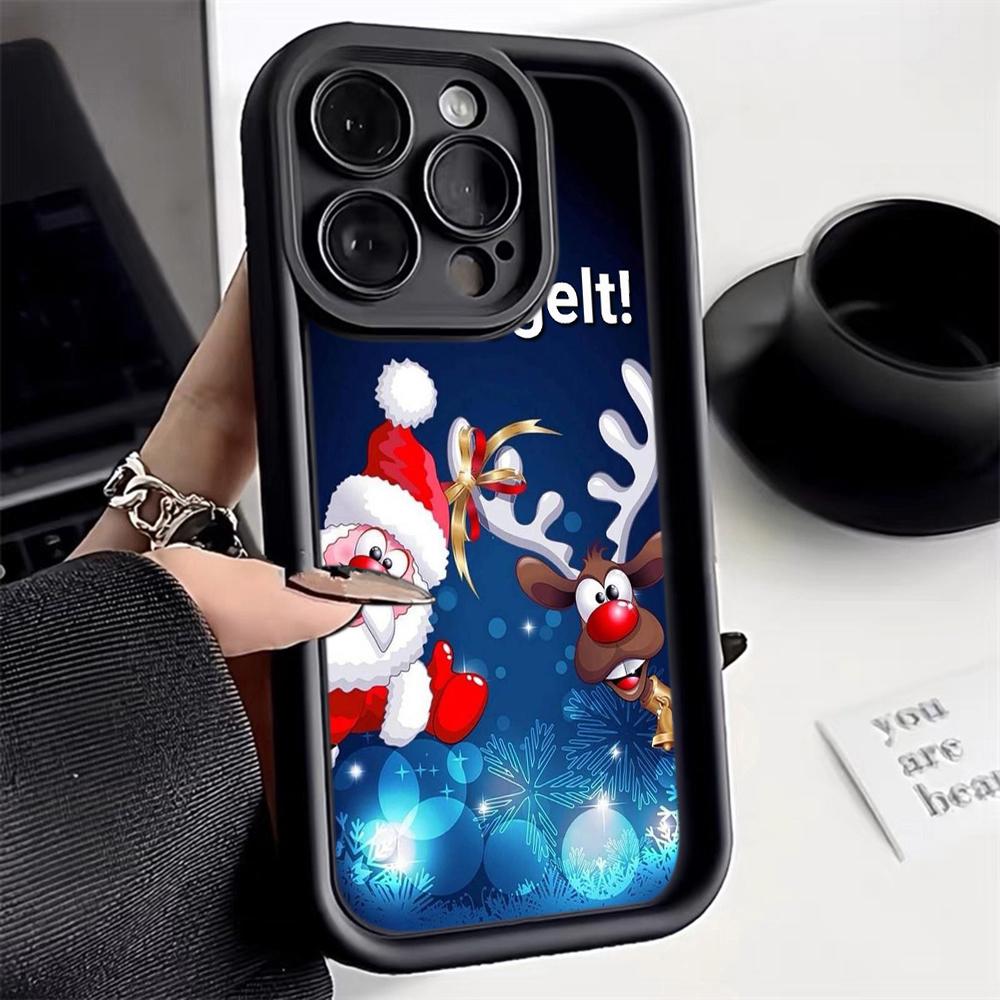 Ae117 Merry Christmas Happy New Year Design Phone Cases for Xiaomi 12 11 Lite 5G NE Redmi 13C 14C A3 Note 12 Pro 11s Angel Eye Ladder Protective Cover