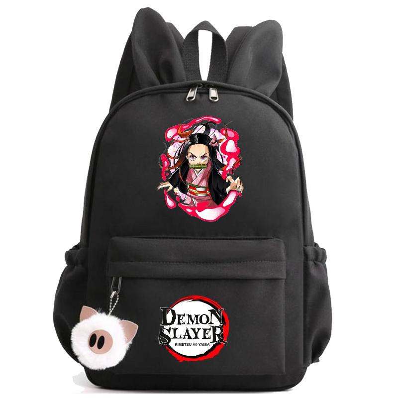 Рюкзак «Убийца демонов» в стиле аниме, рюкзак для девочек и мальчиков, школьный рюкзак для школы, сумка для книг для мужчин и женщин, дорожная сумка для отдыха Mochila