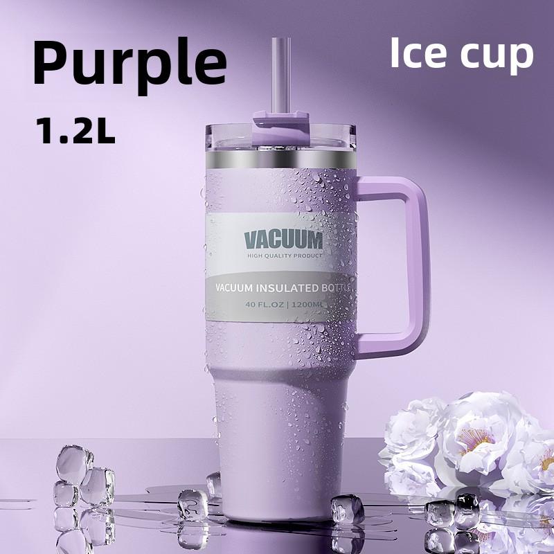 40 унций Car Cup 304 нержавеющая сталь трубочка термос чашка Cold Bullock чашка для воды в машину бутылка для воды гидрофляга Боррачча
