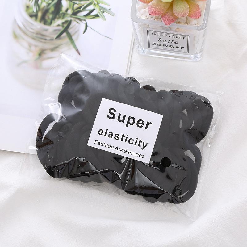 25 шт. Разноцветные хлопковые эластичные резинки для волос для женщин и мужчин