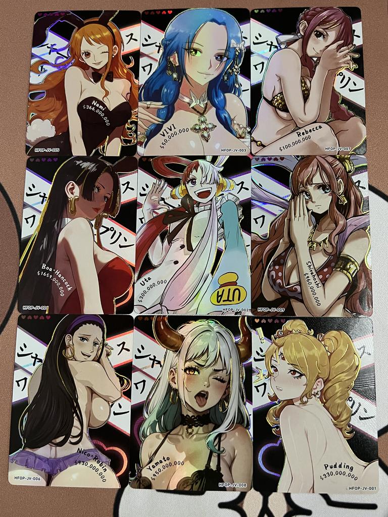 Нами One Piece ACG DIY Рельефная Боа Хэнкок Самоконтроль Коллекция, Подписанная Коллекционная Карточка, Аниме Мультфильм Подарок