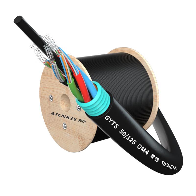 AIENKIS Outdoor Armored Multimode Fiber Optic Cable