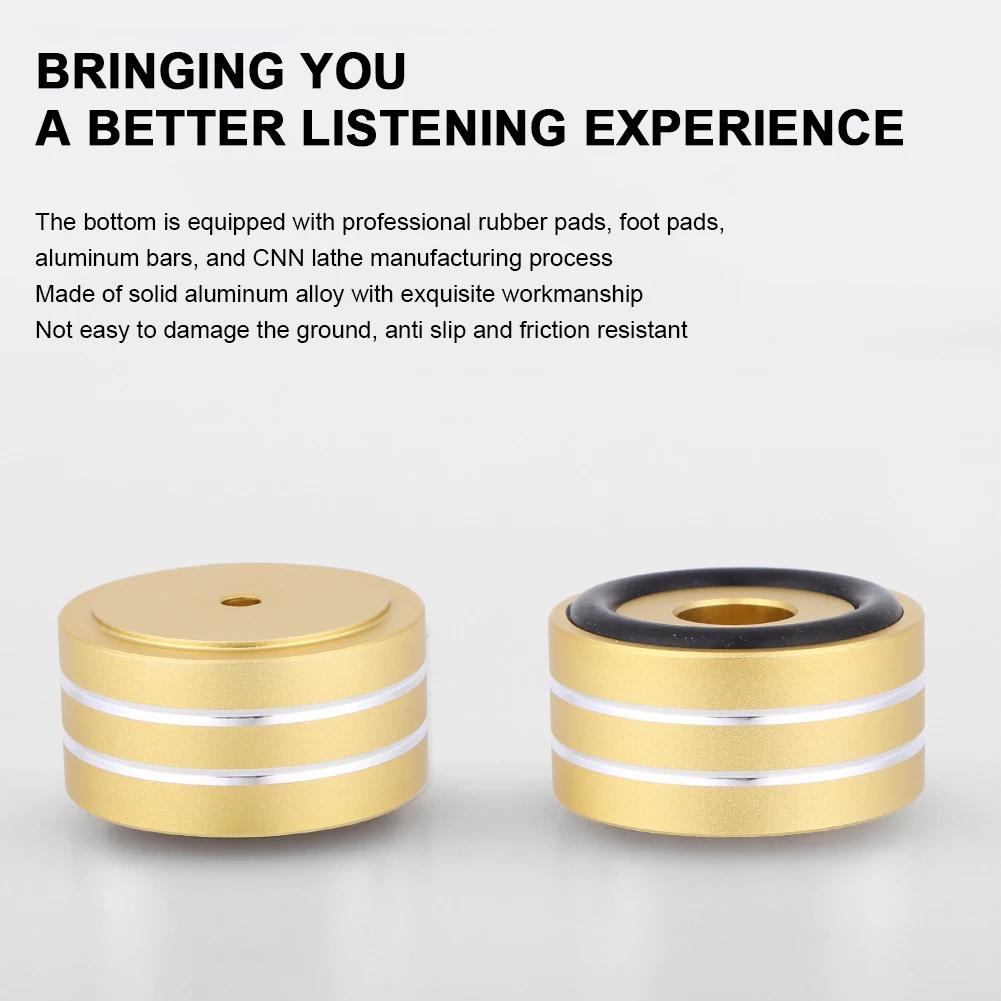 4/8/12 шт. Изоляционные ножки для колонок, Вибропоглощающие ножки, Изоляторы для аудио из алюминиевого сплава для сабвуфера, ЦАП, CD-проигрывателя, проигрывателя, усилителя