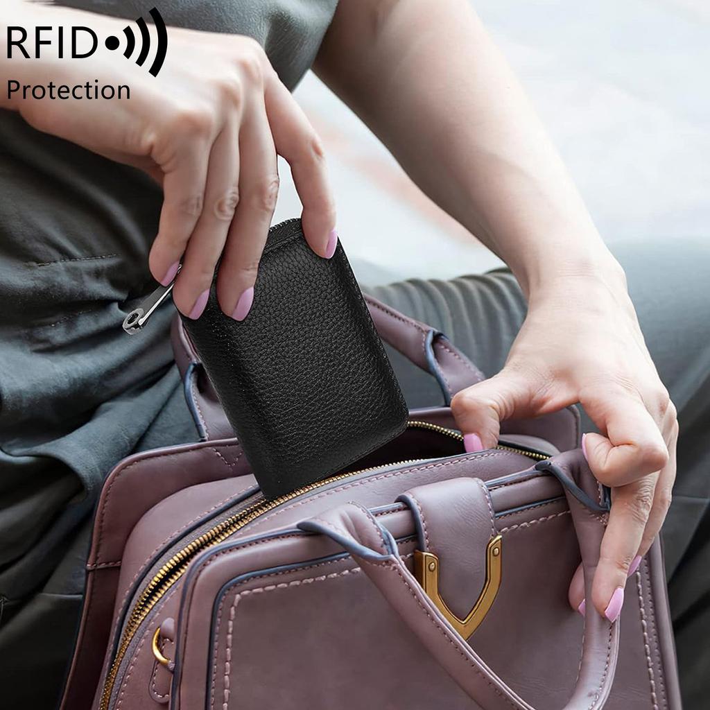 RFID анти-кража сумка для считывания карт многофункциональная вместительная визитница для кредитных карт маленький держатель для карт