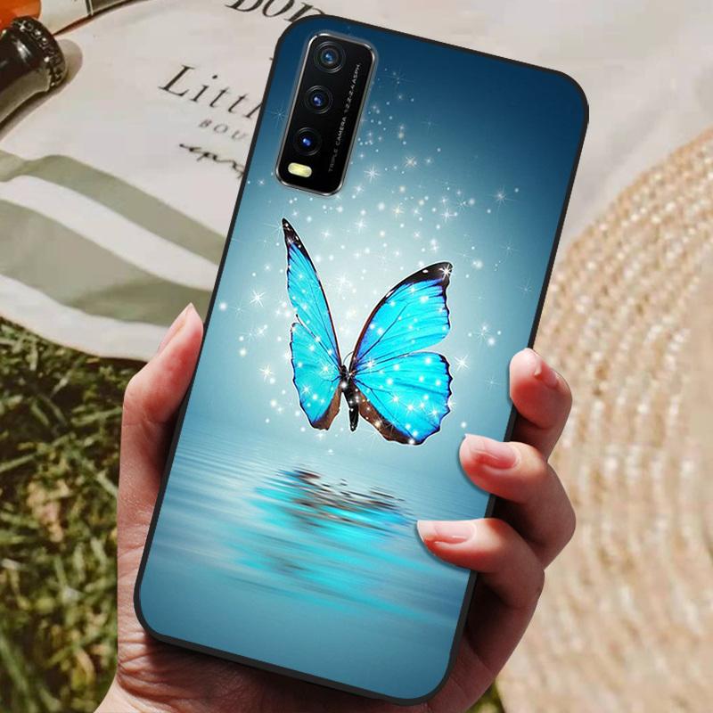Чехол для Vivo Y11S Силиконовый Мягкий ТПУ Чехол для Телефона Для Vivo Y12s V2027 Чехол Мультяшный Чехол Защитный Бампер Для Vivo V2032 Y11s
