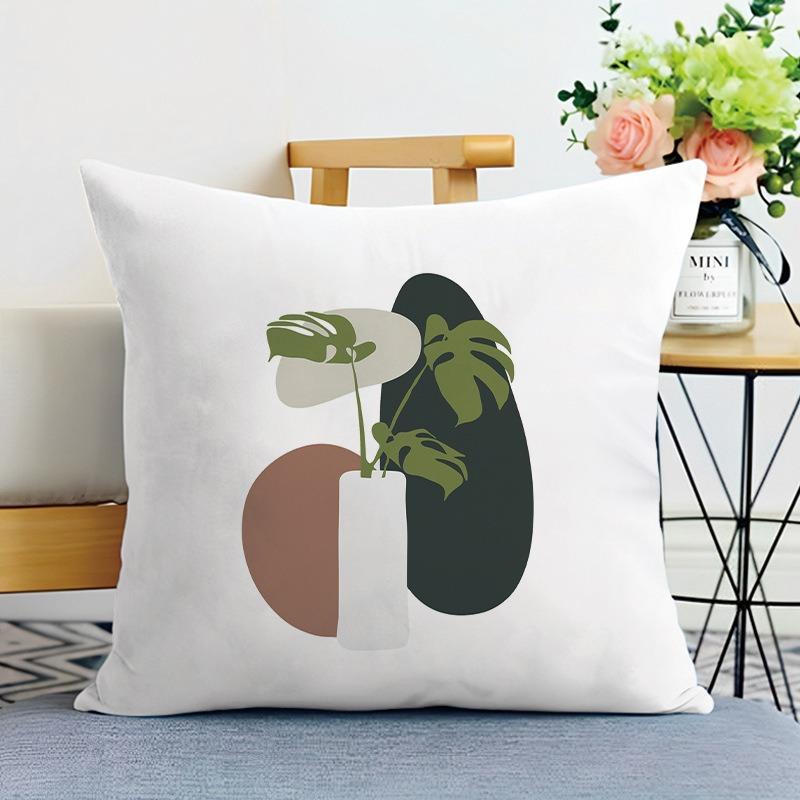 Декоративная наволочка Morandi Color Matching Print для спальни, гостиной, квадратная подушка, наволочка