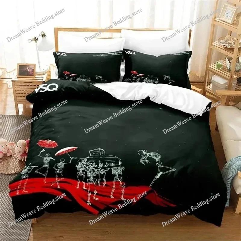 My Chemical Romance Bedding Set Single Twin Full Queen King Size Bed Set Aldult Kid Bedroom Duvetcover Sets Bed Sheet Set 202574