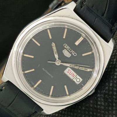 Б/У элегантные мужские часы SEIKO 5 с автоподзаводом из Японии 6309A с оригинальным циферблатом a416123-2