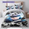Jujutsu Kaisen Bedding Set Yuji Itadori Anime Duvet Cover Polyester Soft Comforter Cover Twin Full Queen King -QJY