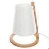 Lampe "Pita" Bambou Blanc H26cm - Atmosphera Createur D'interieur