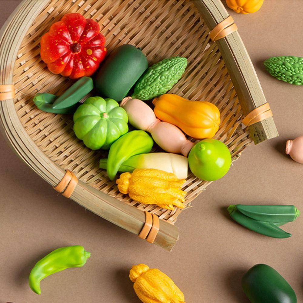 Милые Имитационные Овощи Мини Искусственные Овощи Поддельные Овощи Украшения для Микро-Пейзажа