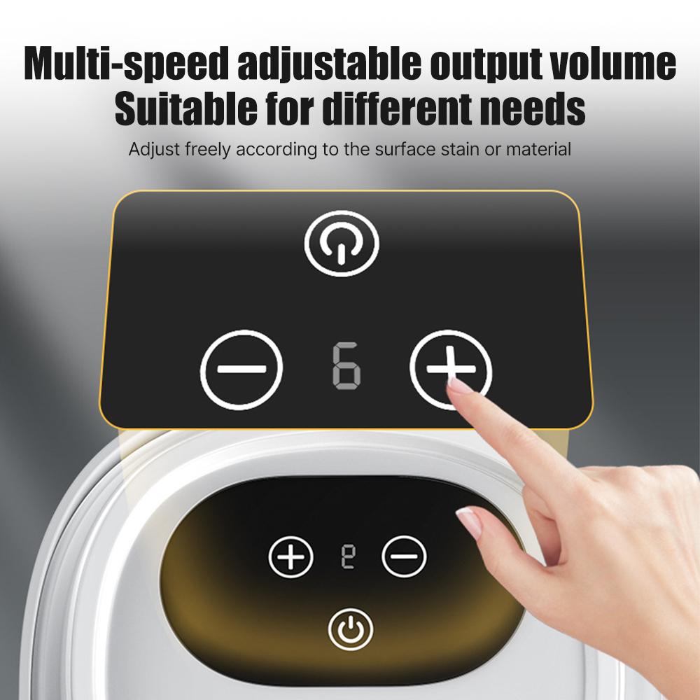 Pressurized Handheld Multi-surface Steam Cleaner with 3 Brushes and Extended Rod for Home Portable