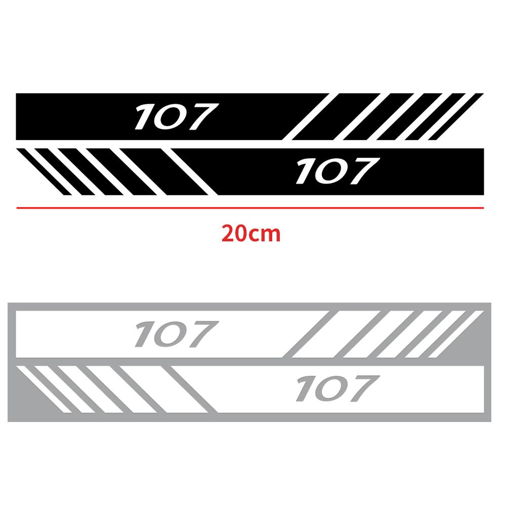 Car Rearview Mirror Waterproof Reflective PVC DIY Decortion Stickers For Peugeot 3008 5008 208 407 406 4008 206 308 307 301 207