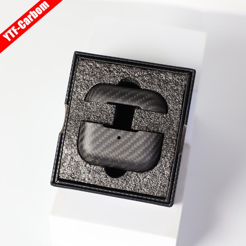 YTF-carbon Чехол из углеродного волокна для AirPods 3 Беспроводная зарядка Bluetooth Наушники Защитная наклейка для AirPods pro2 Тонкий и легкий