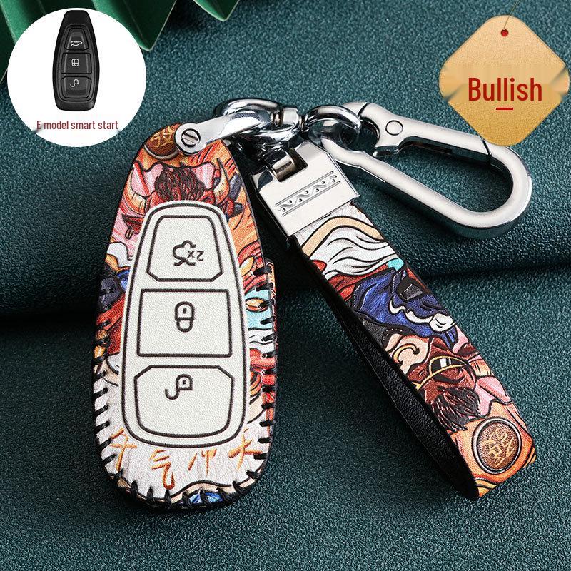 Чехол для ключа Ford для Fiesta, Focus, Kuga, Ecosport, Edge, Mondeo