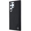 Mercedes Leather Debossed Line Magsafe Case For Samsung Galaxy S24 Ultra - Black