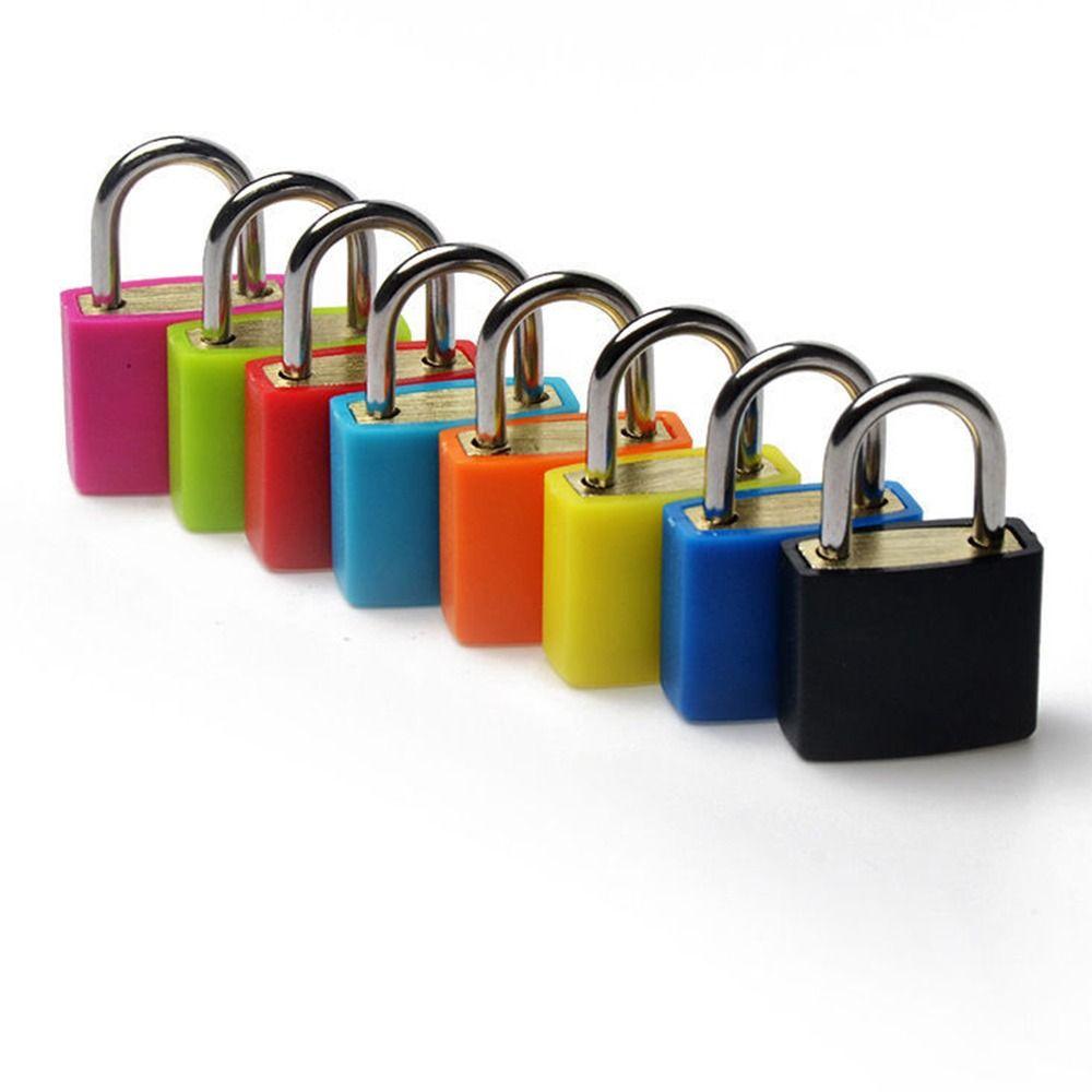 Ornament Dormitory Appliances Small Luggage Lock with 2 Keys Cabinet Door Bookbag Suitcase Padlock
