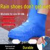 2 Pairs Unisex Waterproof Non-Slip Rain Shoe Covers: Durable and Thickened for Outdoor Use