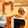 Wreath Maple Leaf Wreath Maple Leaf Wreath Hanging Vine Wreath Artificial Leaf Wreath Thanksgiving Decoration