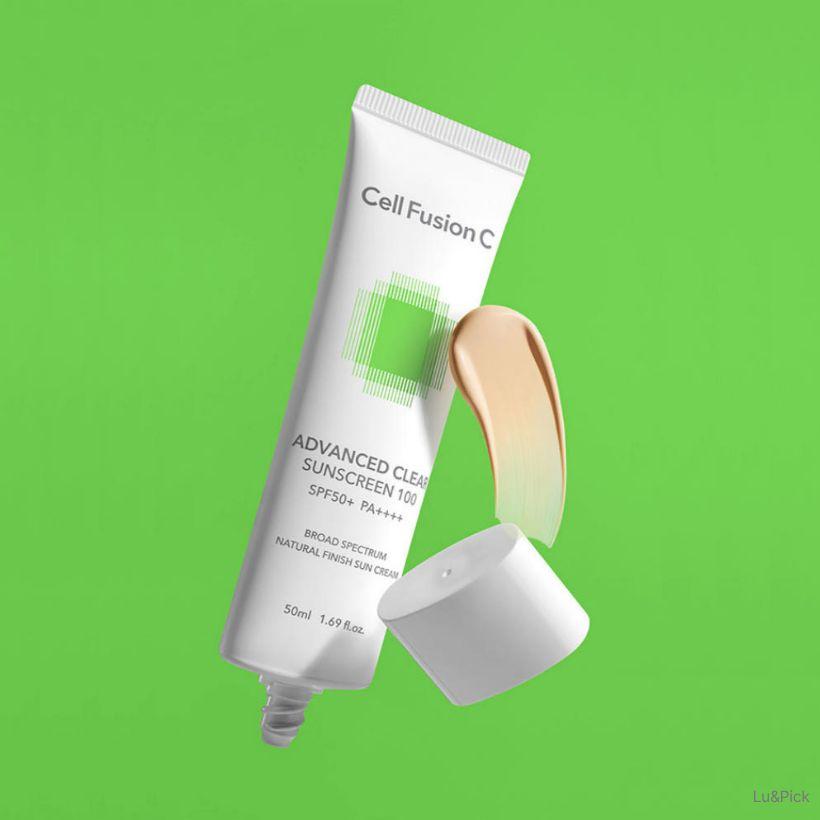 Cell Fusion C Улучшенный прозрачный солнцезащитный крем 100 SPF50+ PA++++ 50 мл (+Бесплатный подарок)