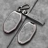 For BYD Formula Leopard 5 8 3 Ti3 Car Key Case Zinc Alloy Leather Key Shell Fob Cover Protection Keychain Holder Car Accessories