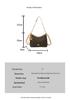 Stylish Tri-Color Crescent Crossbody Bag for Women - New, Versatile, Fashionable & Exquisite Design for Commuting & Outdoor Use