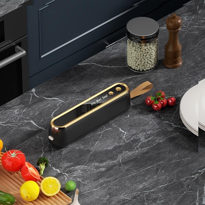 Мини беспроводная полностью автоматическая вакуумная упаковочная машина бытовая небольшая портативная машина для упаковки пищевых продуктов в пластик