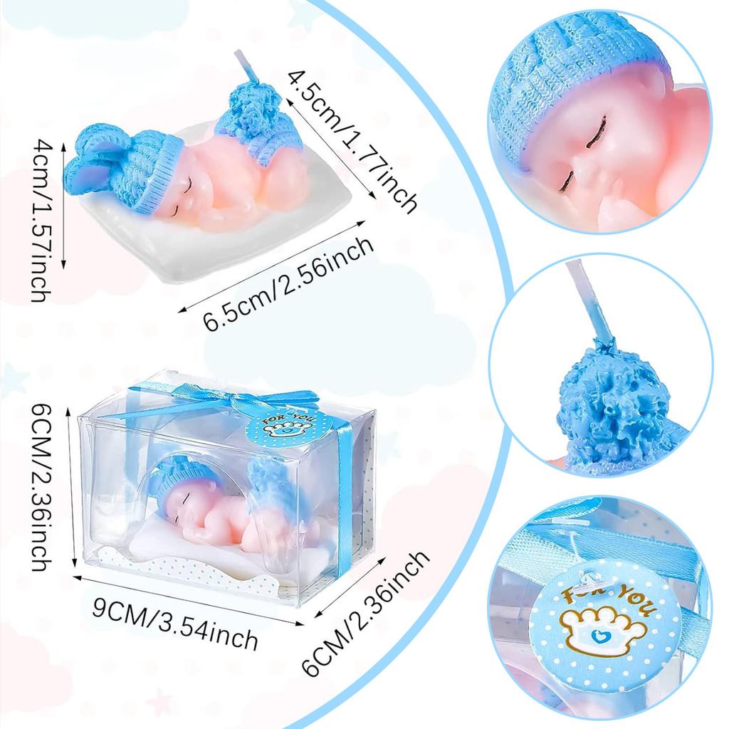 6 шт. Свеча Синяя Свеча на День Рождения Мальчик С Днем Рождения Топпер для Торта для Топпер для Торта День Рождения Юбилей Принадлежности для Вечеринки