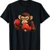 Крутая футболка с костюмом боксирующей обезьяны