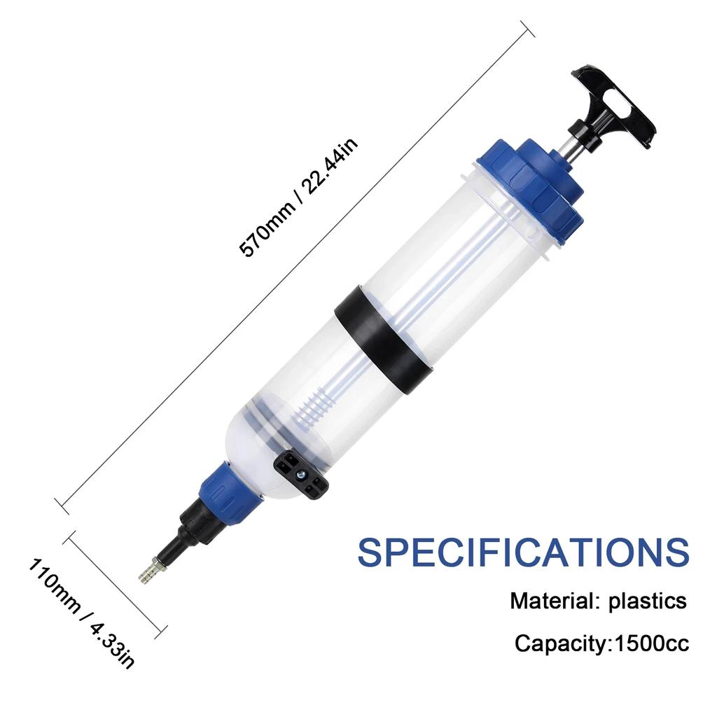 1500CC маслоотделитель заполнение бутылки передачи ручное управление автомобильный извлечение жидкости автомобильный топливный насос для автомобиля