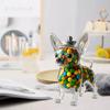 Chihuahua Dog Treat Glass Jar Airtight Snack Storage Container Pet Snack Holder Reusable Transparent Glass Candy Jar