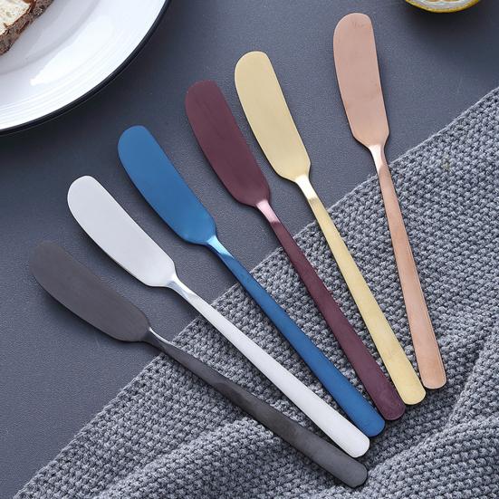 Лопатка из нержавеющей стали, нож для десертного масла, резак, посуда, разбрасыватель, скребок