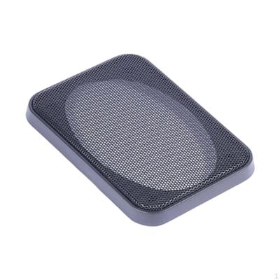 Черная защитная сетка для автомобильного динамика, металлическая сетка, простая установка и защита.