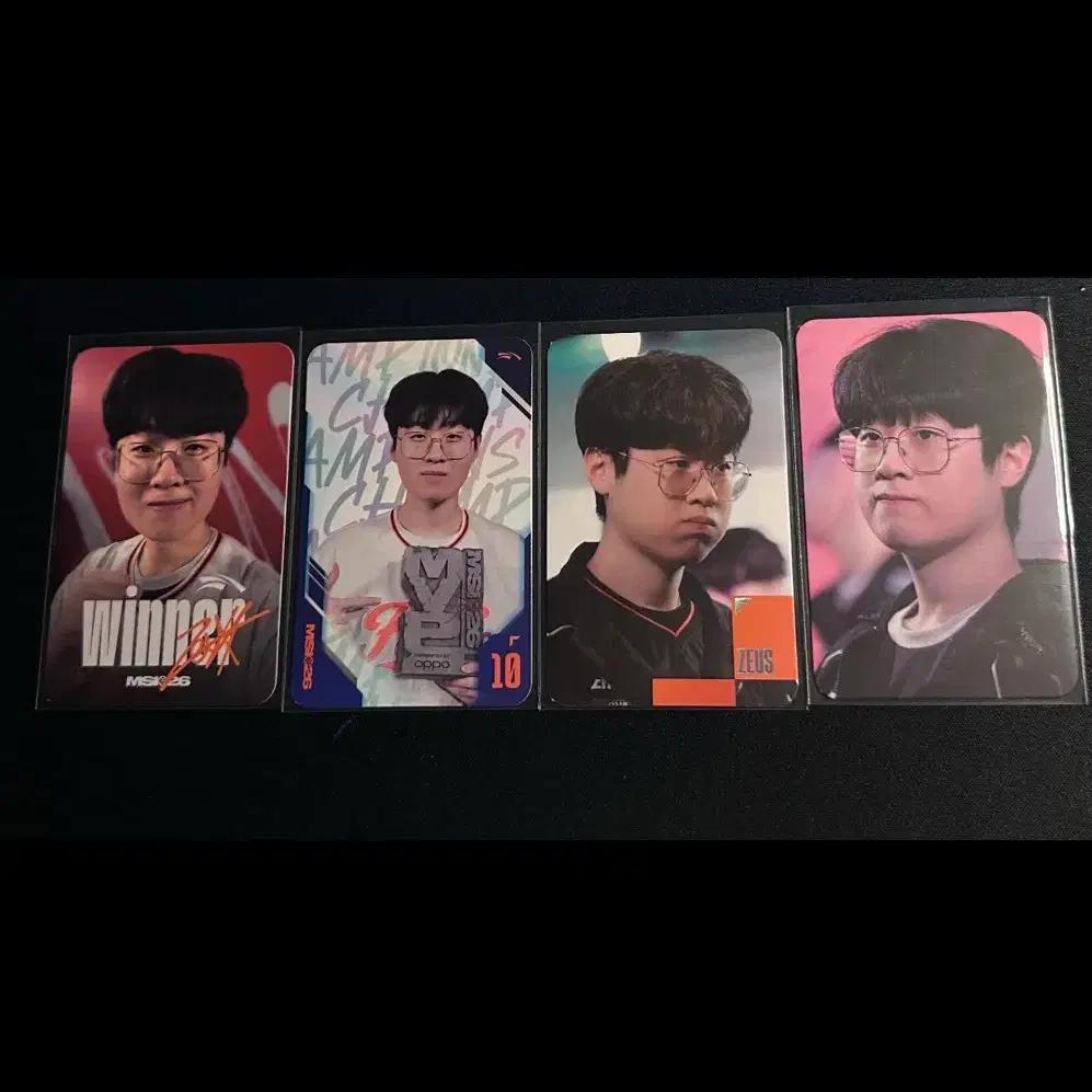 Hanwha Life Zeus 4 photo cards