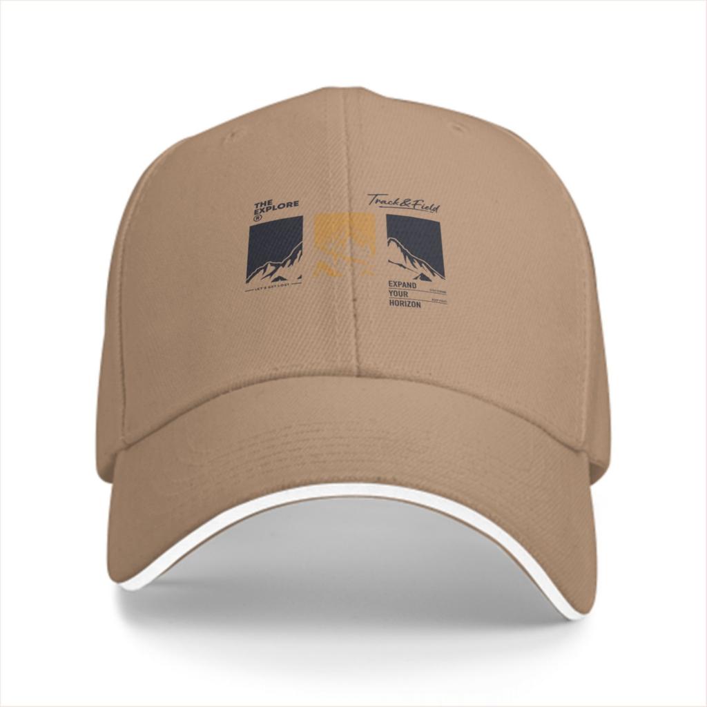 Mountain Explore Graphic Baseball Cap Unisex Casual Polyester Adjustable Adventure Hat