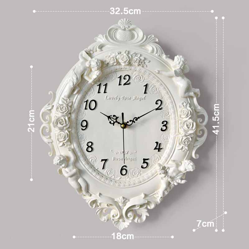 Ретро настенные часы для гостиной, простые модные настенные часы для спальни, бесшумные кварцевые часы, современные часы