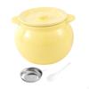 Container with Strainer, Kitchen Canister, Frying Oil Storage Can for Cooking, Restaurant, Farmhouse